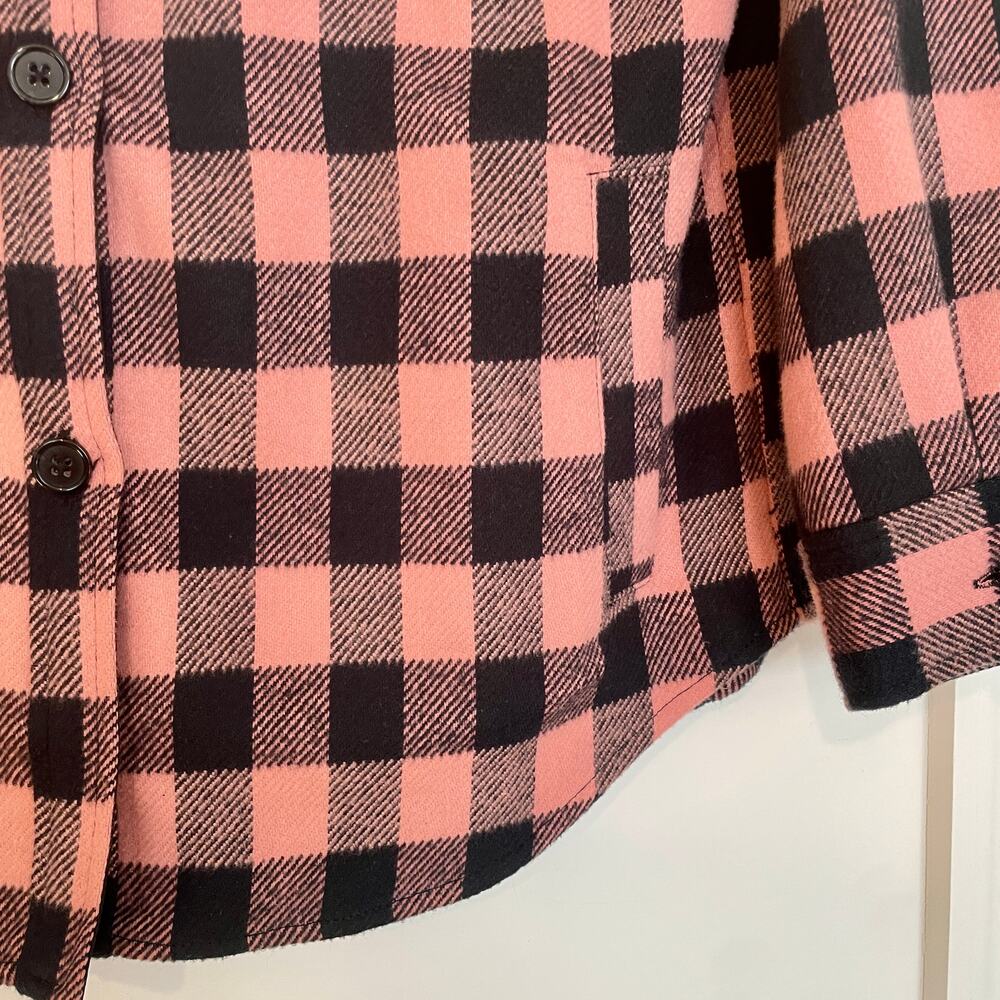 Rails Plaid James Shacket Lightweight Jacket Flan… - image 7